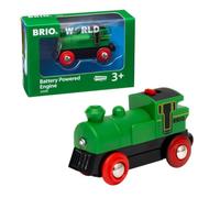 BRIO World - Locomotiva verde a batterie, Treno in legno 3+, per bambini