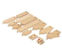BRIO WORLD - Pacchetto Binari Starter, Accessori per Pista Trenino BRIO, 13 Pezzi, Età 3+ Anni