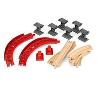 BRIO - World Pacchetto Curve in Salita con Rotaie, età Raccomandata 3+ Anni, 33995