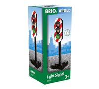 BRIO World - Semaforo, Accessorio ferrovia in legno 3+, gioco ferroviario