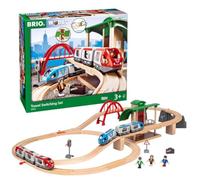 Brio World - Set Ferrovia Con Scambio | Pista In Legno Per Bambini | Treno Brio Bambini 3 Anni O Più | Idee Regalo | Regalo 3 Anni