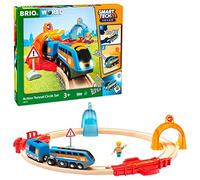 BRIO WORLD - Set Ferrovia con Tunnel Azione Smart Tech Sound, Pista Trenino Circ