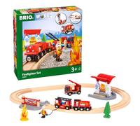 POMPIERI ferrovia BRIO world TRENO trenino 33815 FIREFIGHTER SET età 3+