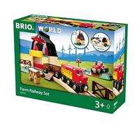Brio Set Ferrovia Animali - 30 Pezzi - Pista in Legno per Bambini