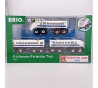 BRIO WORLD SHINKANSEN treno passeggeri 33417 YN-376 Japan Import Train...