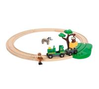 BRIO World - Starter set ferrovia safari, Set ferrovia in legno +3 anni