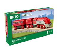 BRIO World Streamline Toy Train for Kids Age 3 Years Up - Wooden Railway Set Add