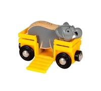 Brio - vagone con elefante, con attacco magnetico, 3+ anni
