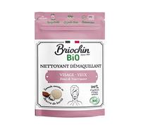 Briochin dal 1919 - Detergente struccante resistente, 50 g, viso e occhi, morbido e nutriente, in sacchetto kraft riciclabile richiudibile