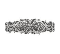 Briomhar Fermaglio per capelli celtico, accessorio per capelli, in peltro irlandese, da donna, 10,2 cm (drago celtico)