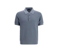 Brioni Blue Cotton Polo Shirt - IT52 | XL