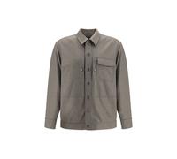 Brioni Gray Wool Coat - M