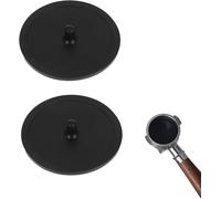 BRIOTA 2 dischi in gomma nera per filtro cieco, disco di pulizia per il backflush dell'espresso, 50 mm, disco di chiusura in gomma per macchina da caffè per la pulizia di macchine da caffè espresso