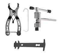 BRIOTA Set di 4 attrezzi per catena per bicicletta, rivettatore, rivettatore, rivettatore, catena per bicicletta, bici da corsa, mountain bike