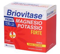 Briovitase Magnesio e Potassio Forte Gusto Arancia 30 Bustine 240 g Po