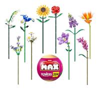 Zuru MAX Flowers - Set di 2 fiori assortiti, 486 pezzi, età 3-12 anni