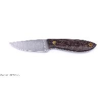 Brisa Bobtail 80-Bison micarta 12C27 Flat Fodero Bobtail 80 Pelle BRS-036-9964-1550
