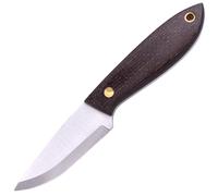 Brisa Bobtail 80-Bison micarta 12C27 Scandi Fodero Bobtail 80 Pelle BRS-033-9955-1550