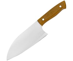 Brisa Chef 160-Mustard micarta 12C27 Flat BRS-66123