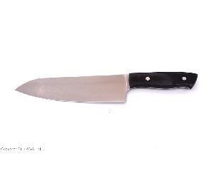 Brisa Coltello da Chef 185 Micarta Nera 12C27 Flat 18.5 cm