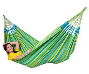 Brisa Lime - amaca doppia resistente alle intemperie grün
