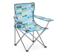 BRISA Sedia Pieghevole, Poliestere, Blu, One Size