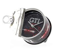 BRISA VW Collection Volkswagen Orologio da tavolo, orologio magnetico, MyClock anche personalizzabile, regalo fotografico GTI design (GTI The Legend/Nero)