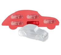 BRISA VW Collection - Maggiolino Stampo Silicone per Ghiaccio e Dolci | Volkswagen Formine per Ghiaccio e Dolci, Set da 5, Adatte al Forno, per Feste Estive, Rosso