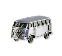 BRISA VW Collection - Magnete da Frigorifero-Ufficio-bacheca Volkswagen nel Modello 3D T1 Bulli Bus (Argento Antico)