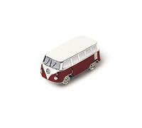 BRISA VW Collection - Magnete da frigorifero-ufficio-bacheca Volkswagen nel modello 3D T1 Bulli Bus (Rosso)