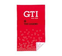 BRISA VW Collection - Volkswagen Asciugamano per Spiaggia, Bagno, Sauna e Telo Mare nel Design del Golf GTI (GTI The Legend/Rosso)