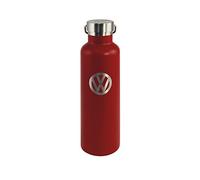 BRISA VW Collection Volkswagen Borraccia thermos isolata in acciaio inossidabile con scritta e logo VW 735 ml (Logo VW/Rosso)