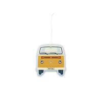 BRISA VW Collection - Volkswagen Deodorante per Auto Profumatore Fragranza Campervan T2 Bus design (Vaniglia/Arancione)