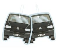 BRISA VW Collection - Volkswagen Deodorante per Auto Profumatore Fragranza Campervan T5 Bus design (Energy/Nero/Set di 2)