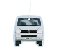 BRISA VW Collection - Volkswagen Deodorante per Auto Profumatore Fragranza Campervan T5 Bus design (New Car/Grigio)