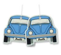 BRISA VW Collection - Volkswagen Deodorante per Auto Profumatore Fragranza Maggiolino Beetle design (Fresh/Blu/Set di 2)