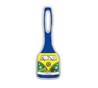 BRISA VW Collection Volkswagen Etichetta per bagagli Targhetta per valigie tag per indirizzo design Campervan T1 Bus (Peace/Verde)