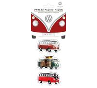 BRISA VW Collection Volkswagen Magneti da frigo/Ufficio Campervan T1 Bus Design (Set da 3/Camper/Multicolore)