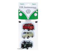 BRISA VW Collection Volkswagen Magneti da frigo/ufficio Campervan T1 Bus design (Set da 3/Veicoli Speciali/Multicolore)