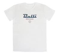 BRISA VW Collection - Volkswagen T-Shirt Unisex a Maniche Corte con Motivo Campervan T1 Bus in Cotone (Bulli Driver/Blu/Taglia S)