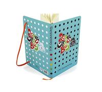 BRISA VW Collection Volkswagen Taccuino Diario Libro di scrittura, foderato in copertina rigida DIN A5 Maggiolino Beetle design (Love That Bug/Blu)