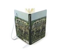 BRISA VW Collection Volkswagen Taccuino Diario Libro di scrittura, foderato in copertina rigida DIN A5 Campervan T1 Bus design (Safari/Multicolore)