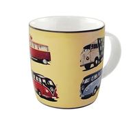 BRISA VW Collection - Volkswagen tazza in Ceramica da tè, caffè, latte, cappuccino, Campervan T1 Bus design (Sfilata/Multicolore/370ml)
