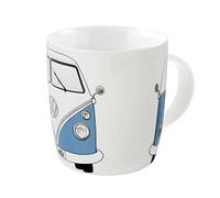 BRISA VW Collection - Volkswagen tazza in Ceramica da tè, caffè, latte, cappuccino, Campervan T1 Bus design 370ml (Fronte/Blu)