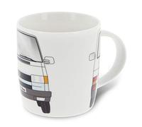 BRISA VW Collection - Volkswagen tazza in ceramica da tè, caffè, latte, cappuccino, per la colazione, Campervan T4 Bus design (Bus Fronte/Bianco)