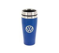 BRISA VW Collection Volkswagen Tazza termica isolata a doppia parete in acciaio inox Campervan T1 Bus design (450ml/Blu)
