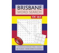 Brisbane Lions Word Search FOR KIDS: Puzzles, Word Searches and Sudoku with Easy to Read Print about the Legends & Heroes of the Brisbane Lions AFL | ... Gifts for Birthday, Vacations and Holidays