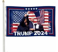 Briscola 2024 Bandiera 0.9X1.5m Tiro - Fight Forte Pugno Pompa Flag