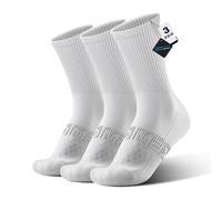 BRISIRA Calze Ciclismo Uomo Donna Coolmax 3 Paia - Calzini Bici da Corsa Sportivi Traspiranti Anti-Odori Compressione Leggera Asciugatura Rapida MTB Running