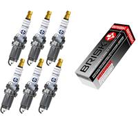 BRISK Iridium Premium+ Plus P7 1625 Candele d'accensione, set di 6